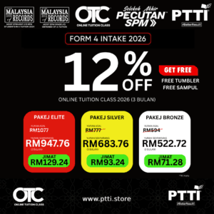 OTC Form 4 Mar - May 2026 ( 3 months Promo ) FREE TUMBLER + SAMPUL RAYA