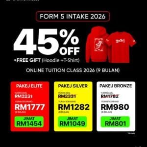 OTC Form 5 Feb - Oct 2026 ( 9 months Promo ) FREE HOODIE + T-SHIRT